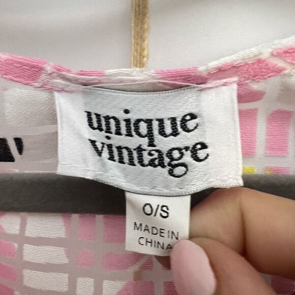 Unique Vintage Floral Chiffon Caftan Dress - Picture 5 of 8